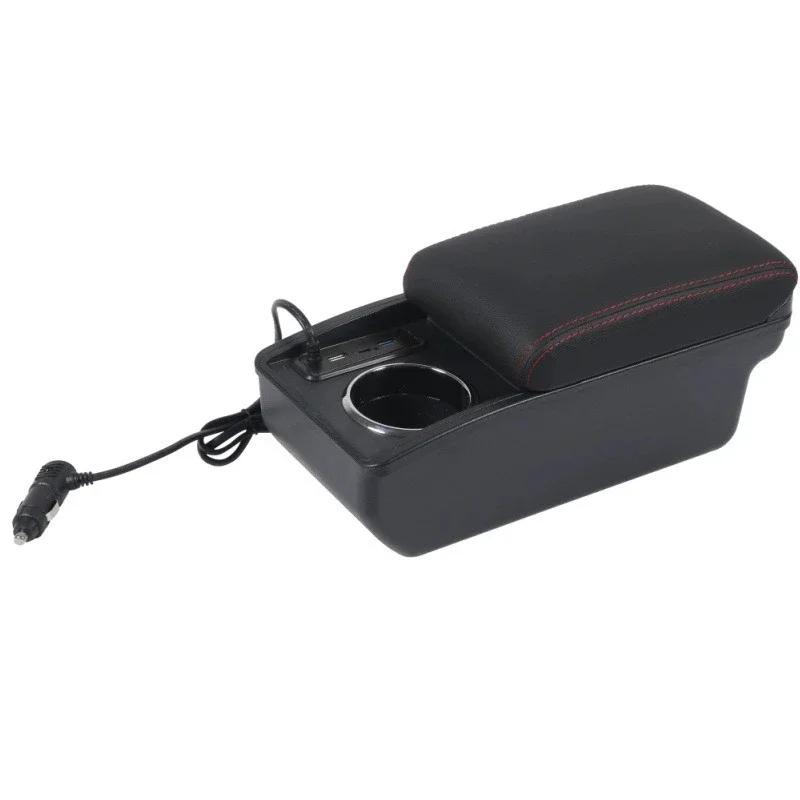 For Seat Ibiza Armrest Box For Seat Ibiza 6j Ibiza 6L Car Armrest Auto Storage Box 2010-2019 Dedicated Retrofit Car Accessories