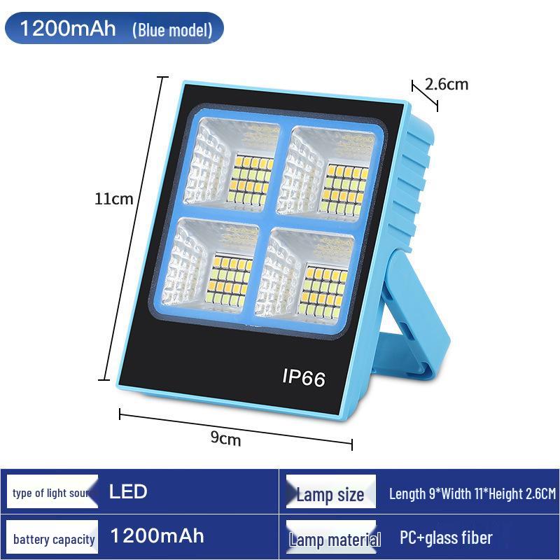 Rongshen Solar Floodlight & Camping Handheld Lamp for Outdoor Emergency