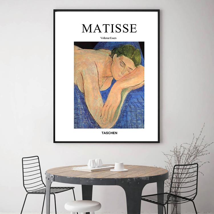 Abstract Matisse Line Art Poster World Famous Painting Vintage Wall Pictures Prints for Living Room Bedroom Nordic Home Decor