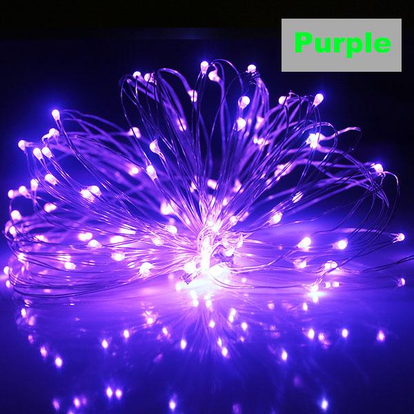 1-5M Copper Wire String Lights Battery Powered LED Fairy String Lights Lamps for Christmas Holiday Wedding Party Fairy