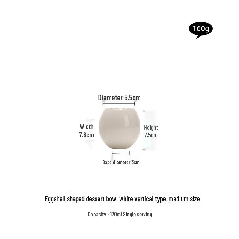 Ciotola da Dessert in Ceramica a Forma di Struzzo per Cucina e Sala da Pranzo