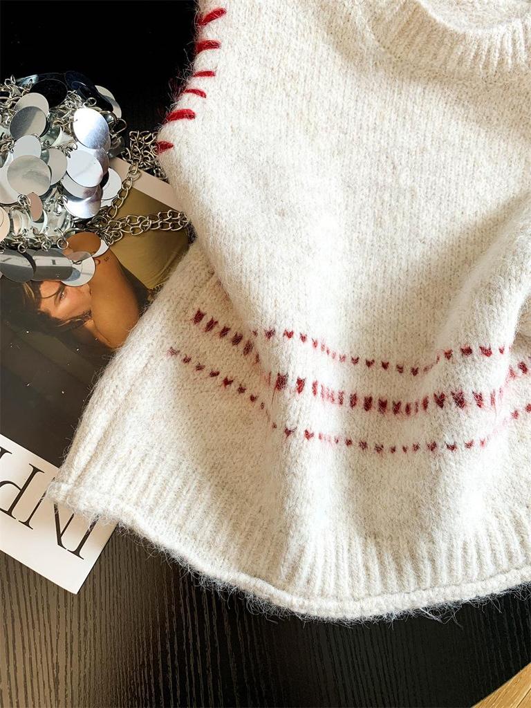 European High-End Knit Vest: 2026 Autumn/Winter Sleeveless Top Women's Style