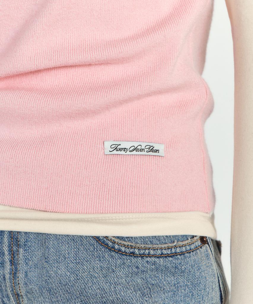 Isibchilwai Soft Touch Knit Vest (Baby Pink)