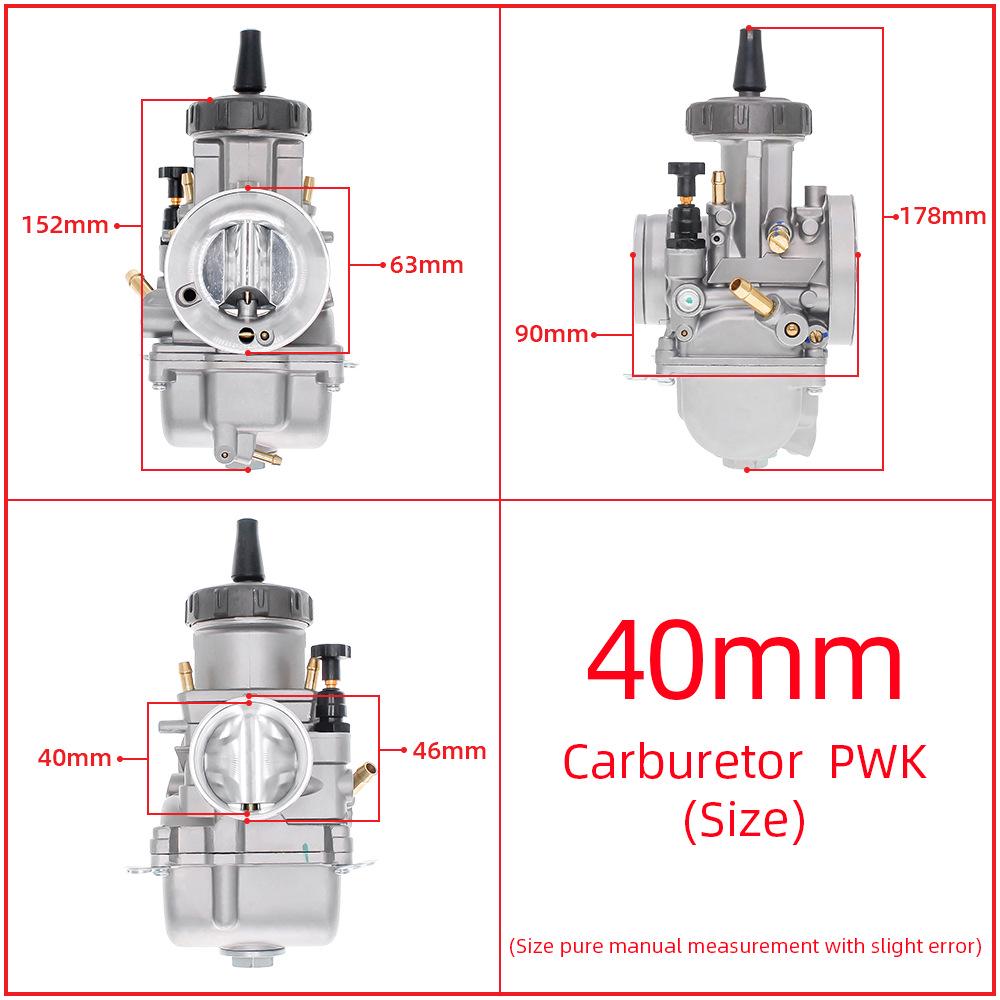 PWK Carburetor (33-42mm) for 2T/4T Off-road Vehicle, ATV, Motorcycle