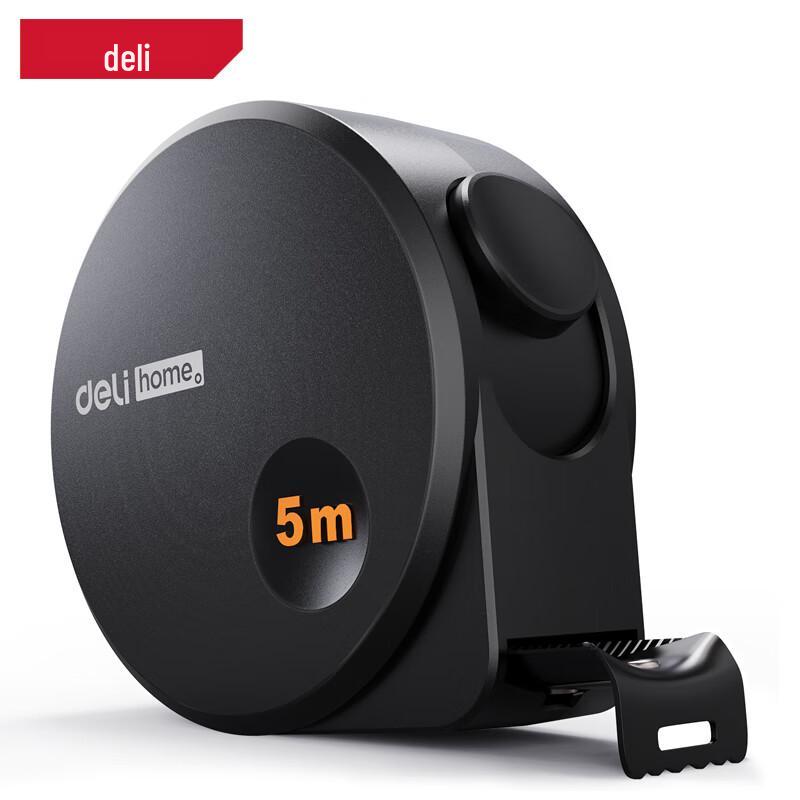 Deli HT8519 5M Steel Self-Locking Measuring Tape