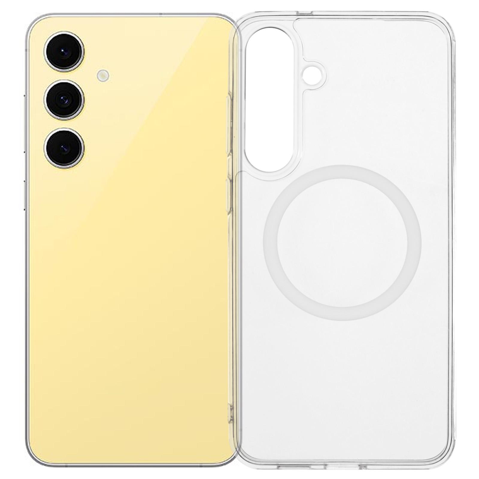 

X-LEVEL For Samsung Galaxy S25 Magnetic Case PC+TPU Matte Anti Drop Cell Phone Cover Transparent