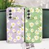 Flying Daisies Case For Samsung Galaxy A54 A34 A24 A16 A14 A05 A06 A73 A53 A33 A23 A13 A72 A52 A52S A32 A22 A12 A71 A51 4G 5G
