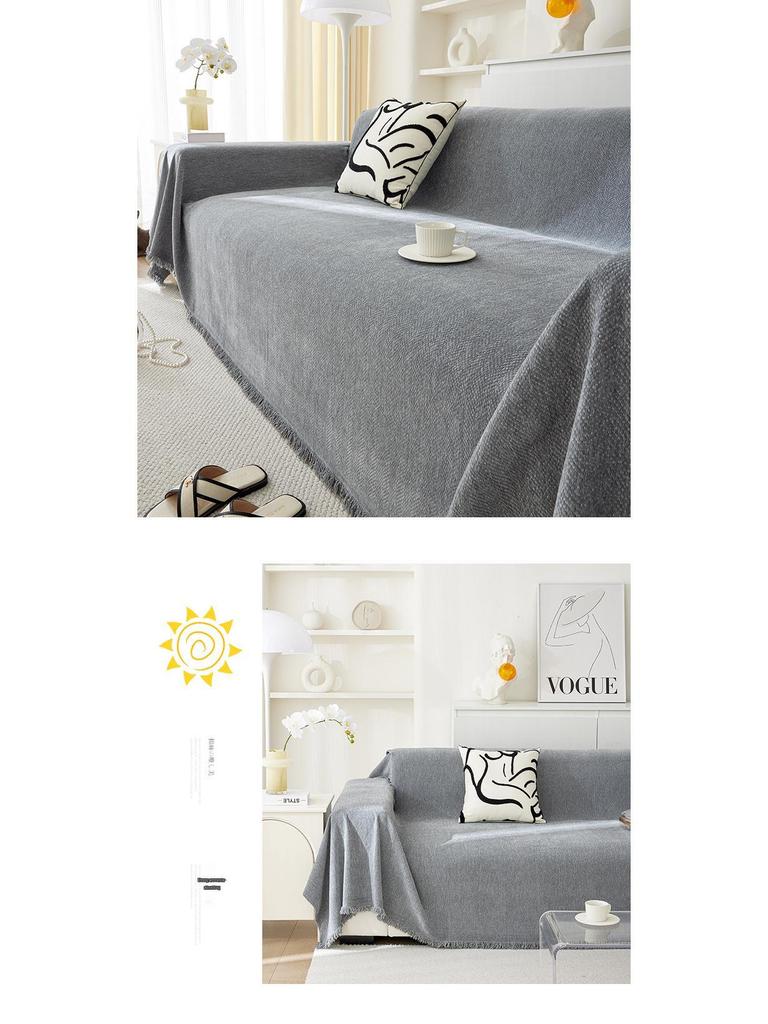 Chenille Non-Slip Cat-Resistant Sofa Cover - Full Coverage for All Seasons