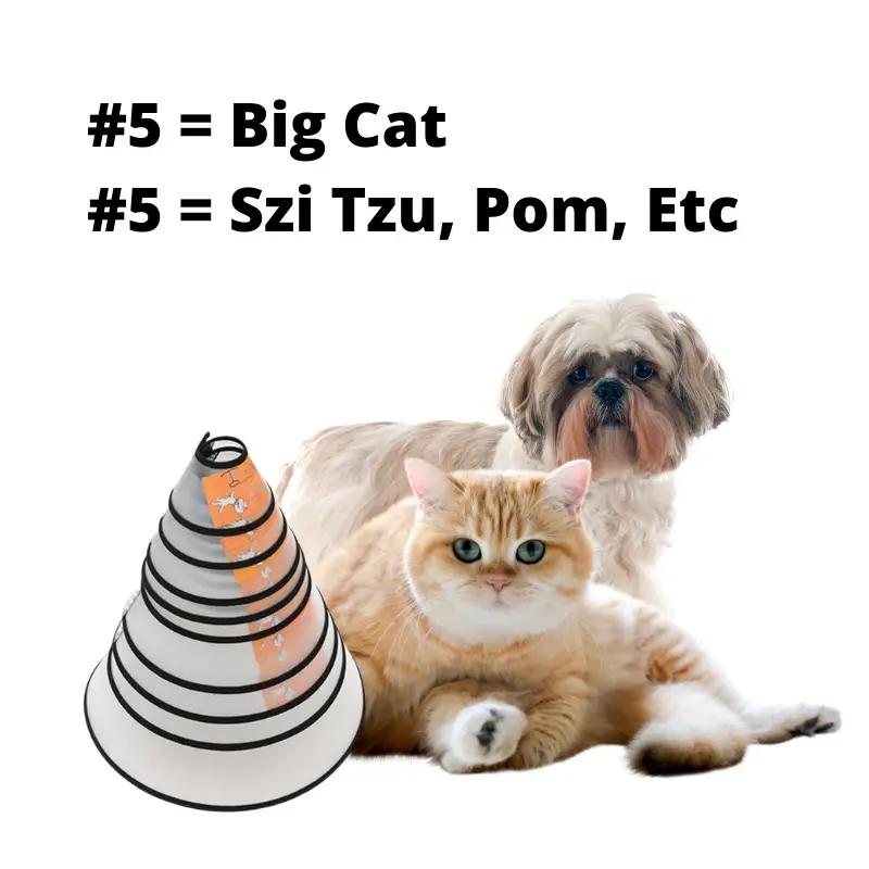 Pet Elizabeth Collar Puppy Anti Bite Grasping Collar for Small Large Dogs Recovery Cone Ring Cats Neck Wound Healing Accessories