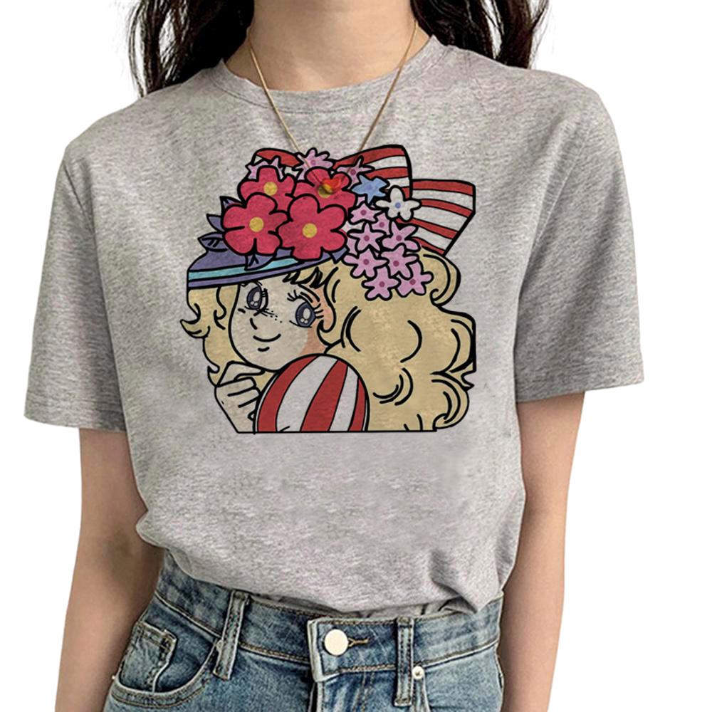 Candy Candy tshirts Women comic designer harajuku top girl comic funny designer clothes