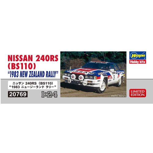 Hasegawa 1/24 Scale Nissan 240RS (BS110) 1983 New Zealand Rally Plastic Model Kit 20769 (Car)