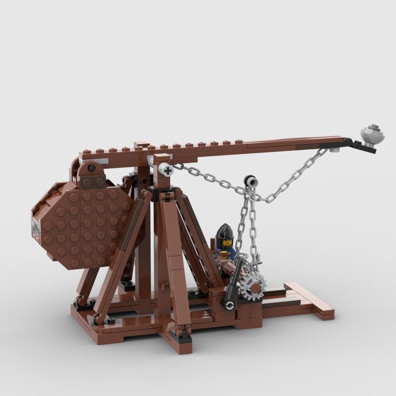 

Medieval Catapult Building Blocks - Creative Assembly Toy for LEGO MOC-185933