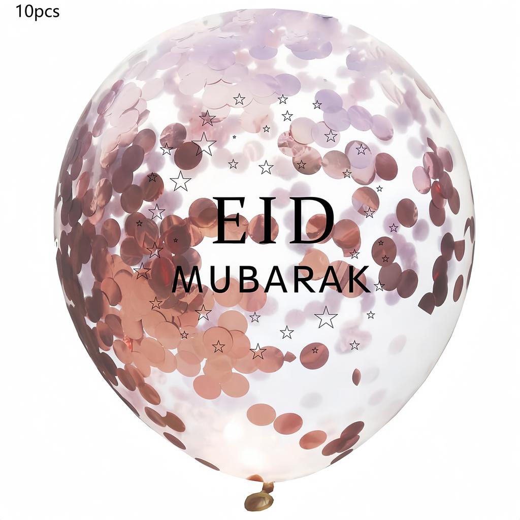 10ks/11ks/15ks/38ks/42ks Eid Mubarak Balónek Ramadanová Dekorace Pro Domov Pomoc Al-fitr Mubarak Kareem Párty Potřeby