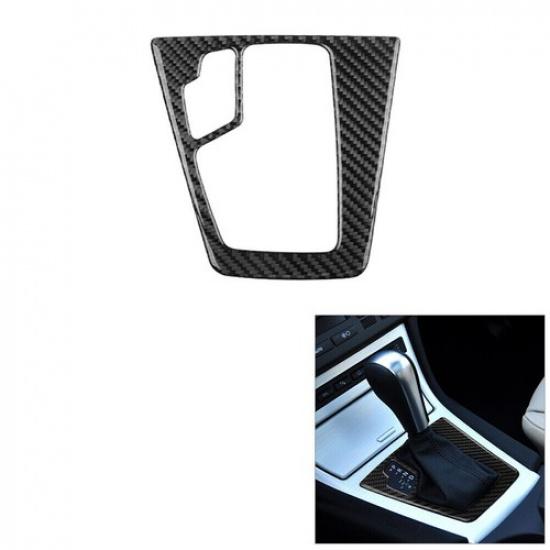 Carbon Fiber Interior Gear Shift Panel Cover Trim Sticker For BMW X3 E83 2004-10