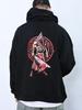 Black Oversized Hoodie with Silent Hill Print