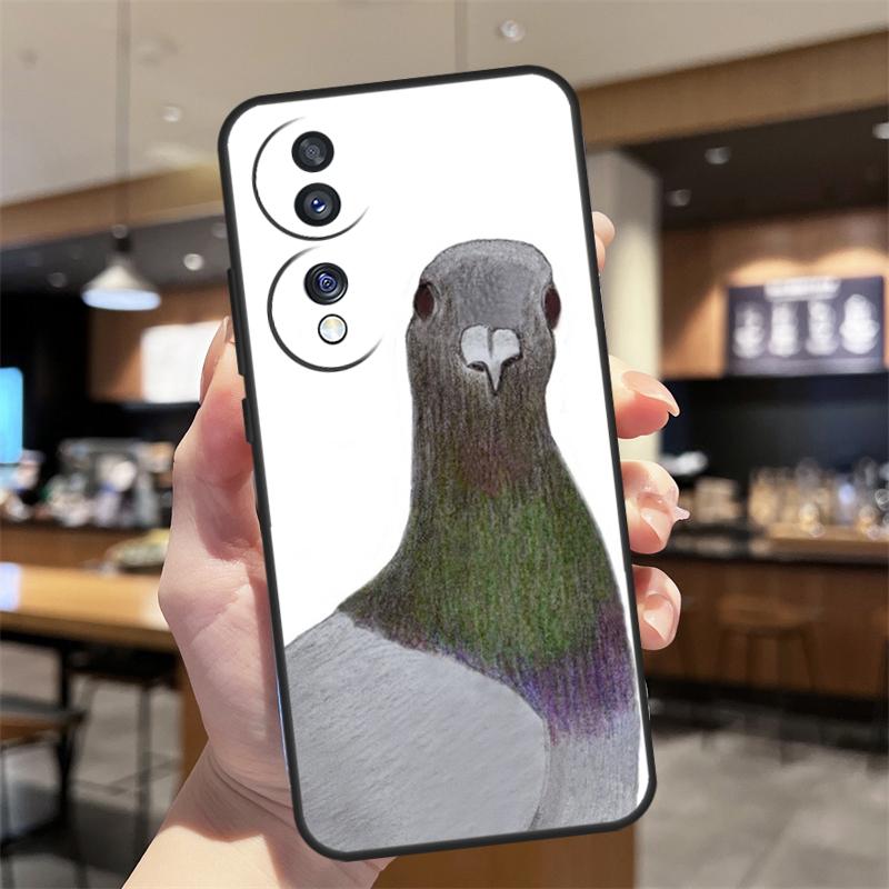 The Pigeons Case For Honor Magic 8 Lite 5 6 7 Pro Honor Win RT 400 200 50 70 90 X8c X9a X9b X9c X9d Cover