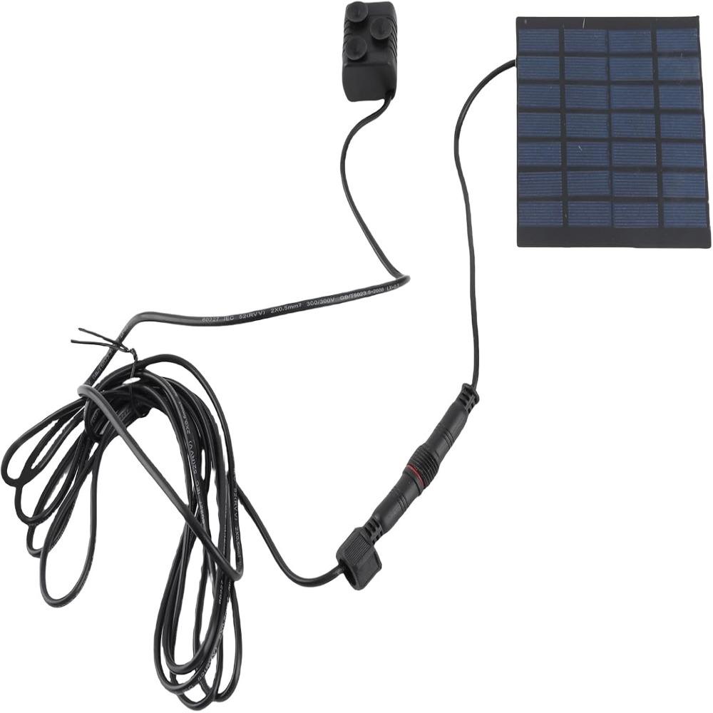 Adjustable Solar Panel Solar Fountain Pump PET Mini Fountain Pump Durable Fountain Panel Kit