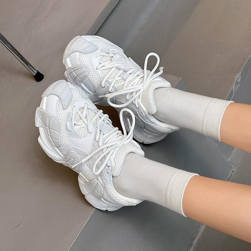 

Women s platform muffin running breathable casual sports shoes versatile shoes children s new autumn running shoes 35 [Women s]