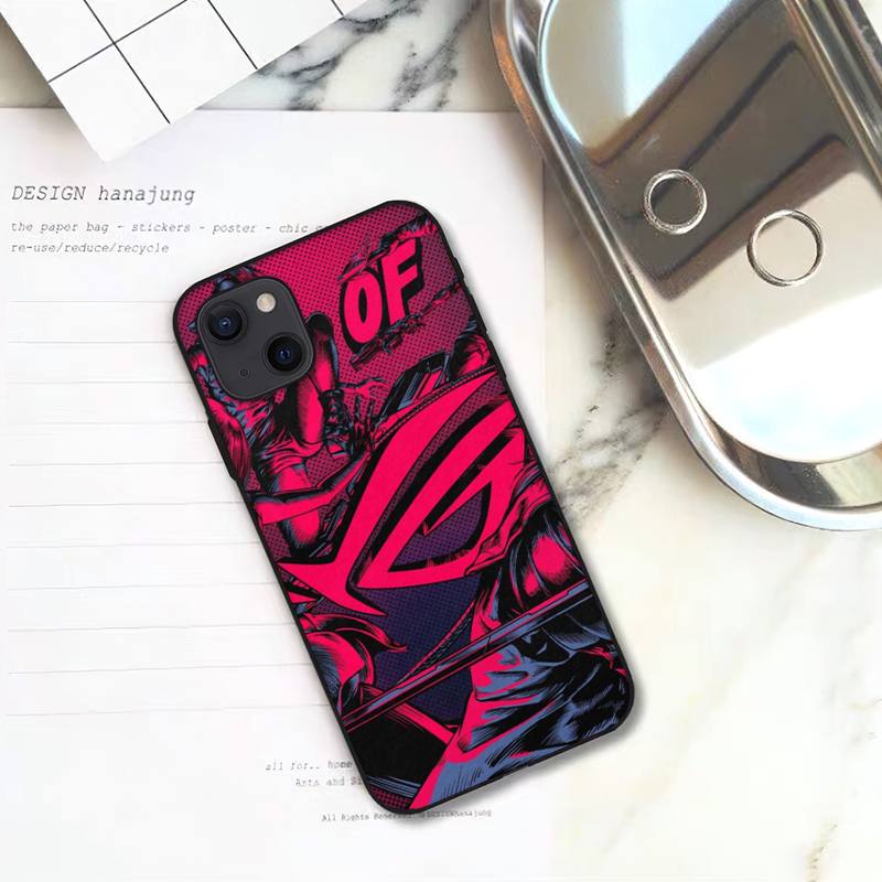 

Чехол Republic Of Gamers ROG для iPhone 11 12 Mini 13 14 15 Pro XS Max X Plus SE XR Shell iPhone14plus