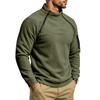 Men's Casual Loose Fit Warm Full-Zip Sweatshirt with Stand Collar and Two-Way Zipper for Hiking and Outdoor Activities