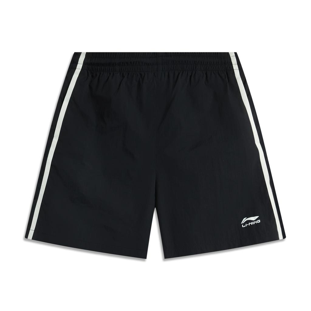 Li Ning Sports Lifestyle Series Casual Comfortable Versatile Sports Shorts Women shorts Black AKSV600-1