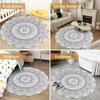 Tarot Round Carpet Mandala Flower of Life Altar Cloth Divination Meditation Circle Galaxy Tarot Mat Oracle Card Mat