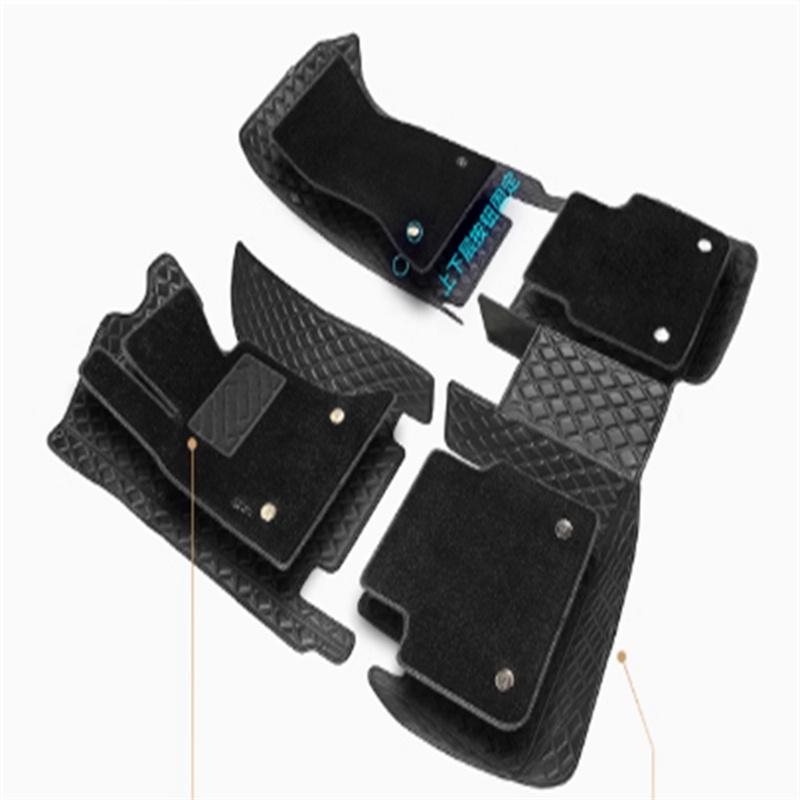 Custom Car Floor Mats For Chevrolet Equinox Tracker Auto New Models Double Layer 5D Carpets Foot Liners Car Accessories