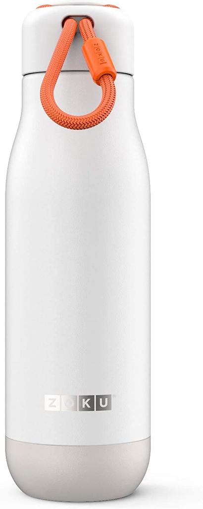 ZOKU Stainless Steel Bottle, 500ml, Matte White