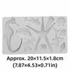 Baking Mold Reusable Silicone Mold Non Stick Silicone Fondant Mold Marine Theme Molds Sugar Craft