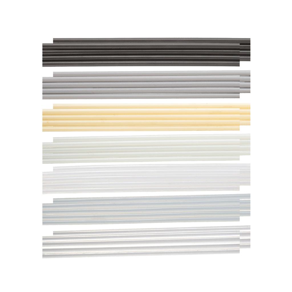 56PCS 7 Types of Plastic Welding Rods(PP PU ABS PE TPO PA PC),Plastic Welding Kit for Car Bumper, Kayaks,plastic Welder