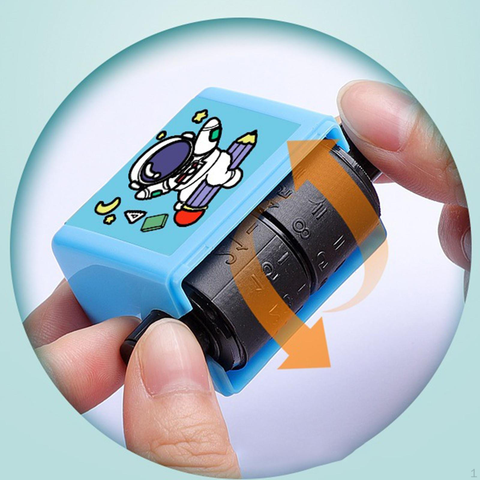 

Обучающие штампы по сложению и вычитанию для детей, цифровой штамп с роликовым дизайном, математика 44x30x48mm синий