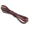 2meter Coffee Cow Leather Strap Findings Vintage Cowhide Rope Flat Leather Cord String Rope DIY Necklace Bracelet Making