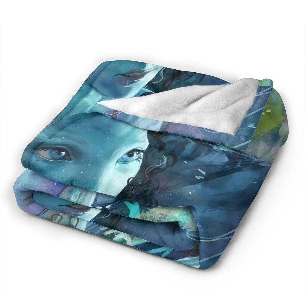 Cartoon Avatar Movie Blanket Fleece Summer Air Conditioning  Multi-function Lightweight Throw Blanket for Bed Car Quilt