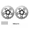 CYCLAMI Carbon Fiber Floating Bicycle Brake Disc Rotor Ultra - Light Heat Dissipation for Road Bike Disc Brakes 160mm - 180mm