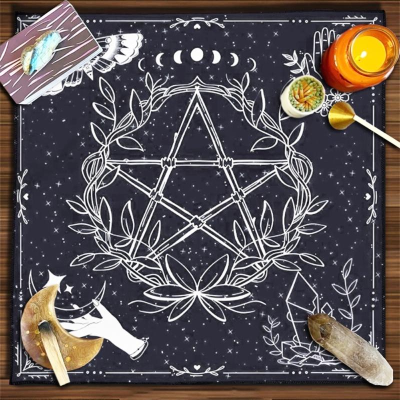 Metaphysical Game Mat Pendulum Divinations Altar Tablecloth Board Game Card Pad
