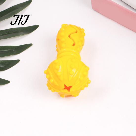 Mental Stimulation Dog Toys Mushroom Treat Dispenser Toy, Rubber Chew Anxiety Relief for Puppies Interactive Teeth Cleaning Toy Aggressive Chewers,