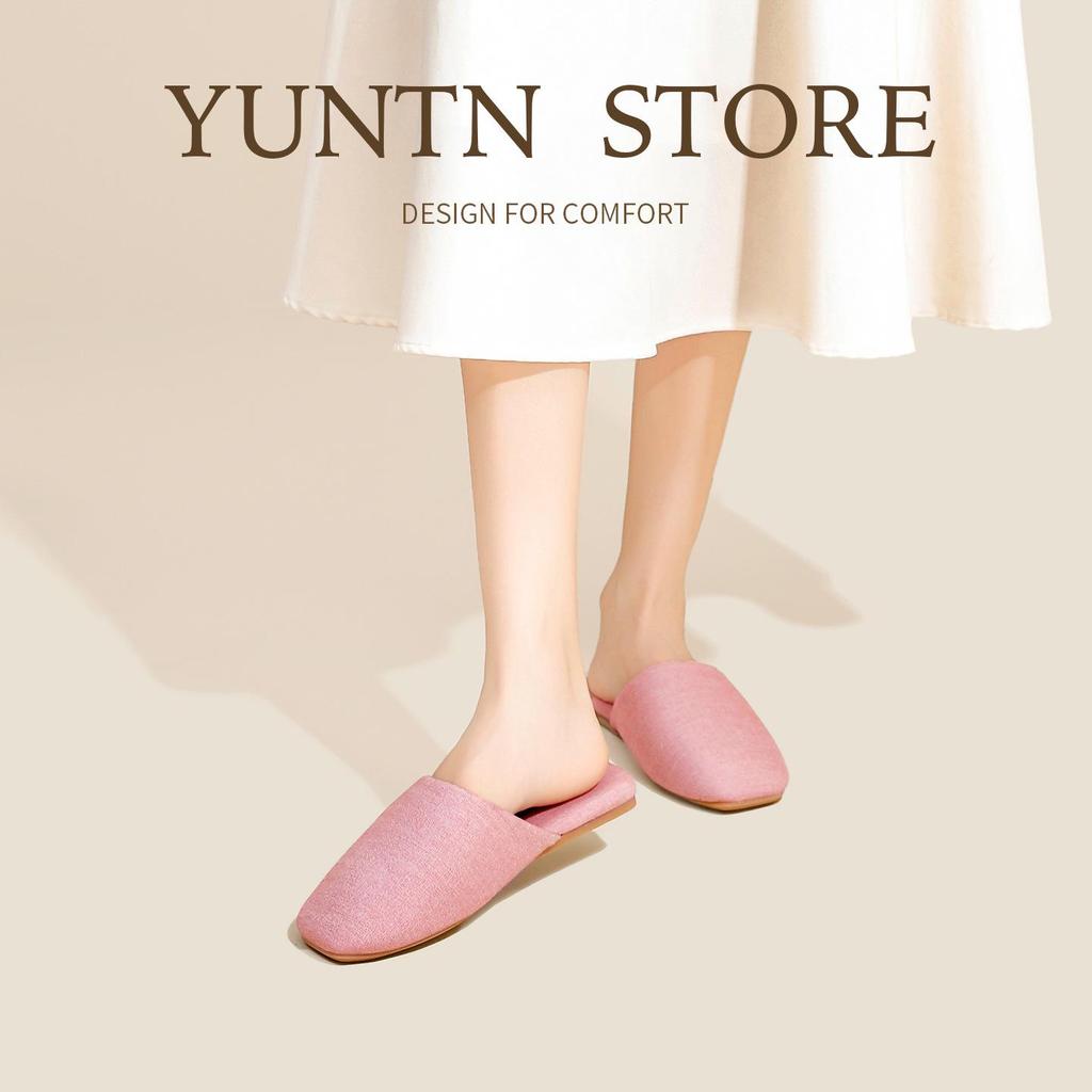 Cloud Group Minimalistische Baotou Baumwollpantoffeln mit Fleecefutter - Rutschfeste, leichte Hausschuhe für Damen & Herren, Herbst/Winter-Kollektion