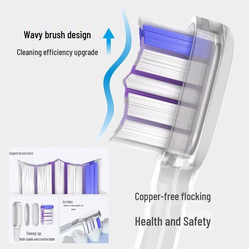 MEEEGOU Sonic Sweep-Vibration Electric Toothbrush CN plug (adapter included)