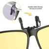 1Pc Single Clipping Polarized Rectangle Sunglasses Lenses For Myopia Hyperopia Eyeglasses Extra Clip On Sunlens Flip-Up Clip