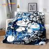 3D Cartoon Dream D-Doraemon Anime Soft Flannel Blanket for Bed Bedroom Sofa Picnic,Throw Blanket for Cover Outdoors Leisure Gift