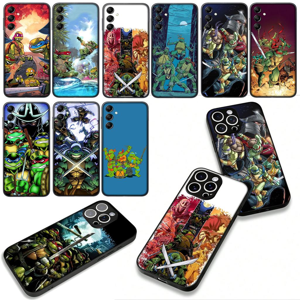 Cover for Apple iPhone 16 15 14 Plus 13 12 Mini 17 Pro Max + ProMax 16E Air Phone Case N-Ninjas Cartoon T-Turtles