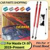 For Mazda CX-30 CX30 DM -2026 Front Hood Bonnet Gas Struts Cylinders Shocks Spring Dampers Lift Support Rods