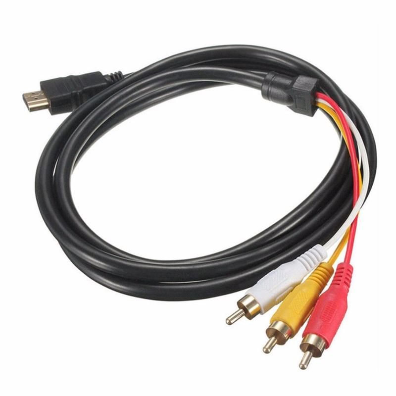 

HDMI To 3RCA Video Audio AV Component Converter Adapter Cable for HDTV