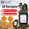 Zhuolin A8 Handheld GPS Navigator: Latitude/Longitude Positioning, BeiDou Compatible, Outdoor and Maritime Use, Coordinate Tracking.
