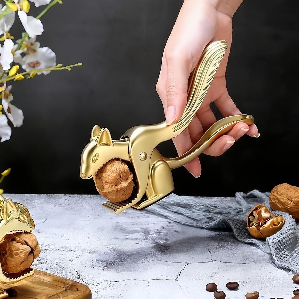 Squirrel Shaped, Walnut Clip, Zinc Alloy, Multifunctional, Nut Clip, Walnut Clip, Walnut Pliers, Walnut Nut Sheller