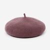 Wool Felt Beret Women British Style Girls Beret Hat Lady Solid Color Winter Hats