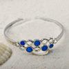 Hawaiian-Style Opal Inlaid Bangle Bracelet Jewelry