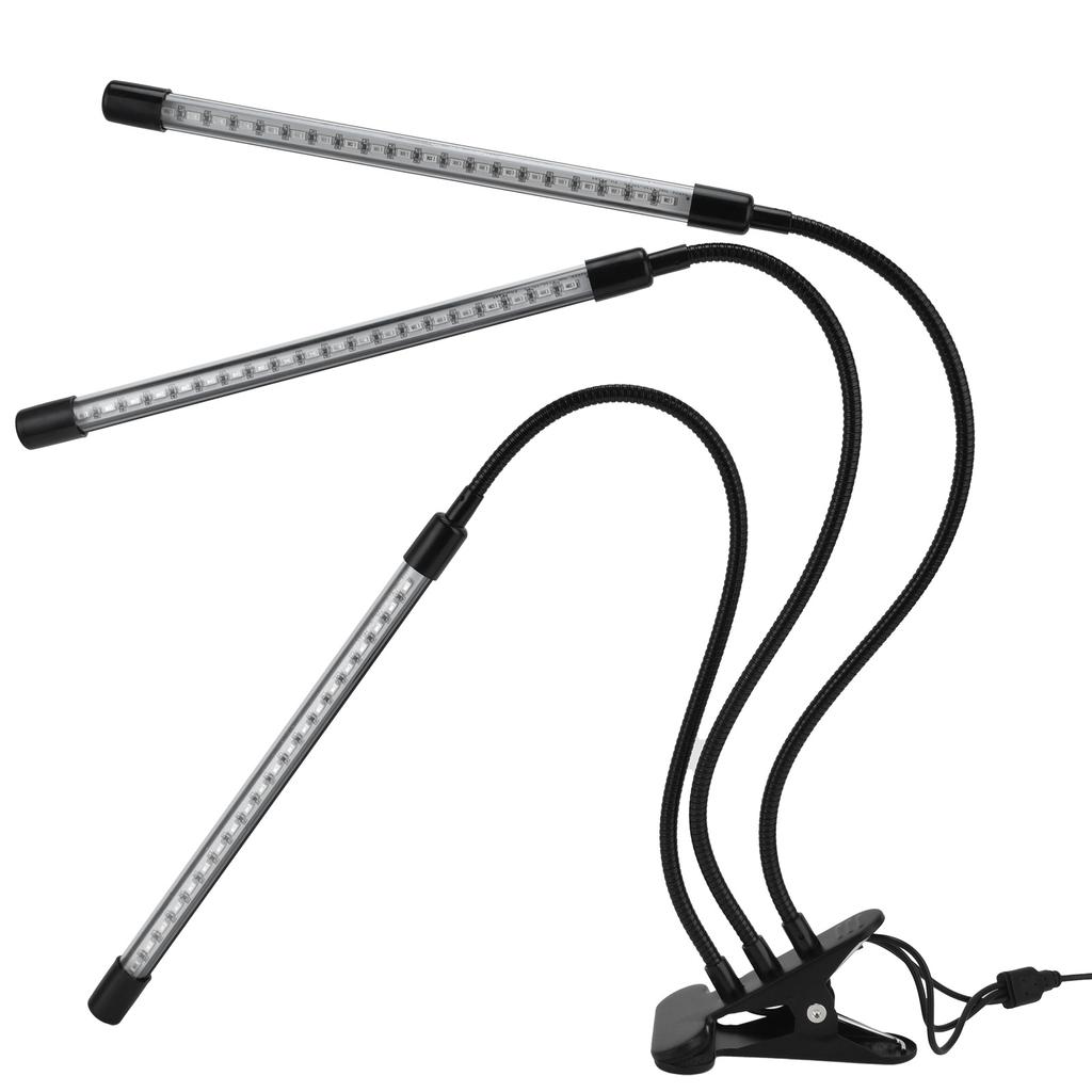 Indoor Plants Grow Light 5V USB Powered Adjustable Gooseneck Timing Garden Growth Lamp