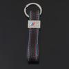 Leather Metal Logo Key Chain Car Keychain For BMW E46 E90 E39 E60 E36 E30 E61 E91 E92 E87 F10 F20 F30 X5 E70 E53 G30 E91 E92 E93 msbr98