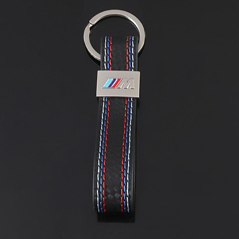 Leather Metal Logo Key Chain Car Keychain For BMW E46 E90 E39 E60 E36 E30 E61 E91 E92 E87 F10 F20 F30 X5 E70 E53 G30 E91 E92 E93 msbr98